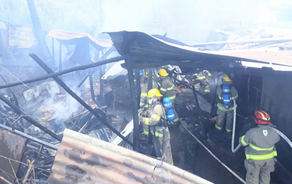 Los casacas rojas atendieron esa emergencia.