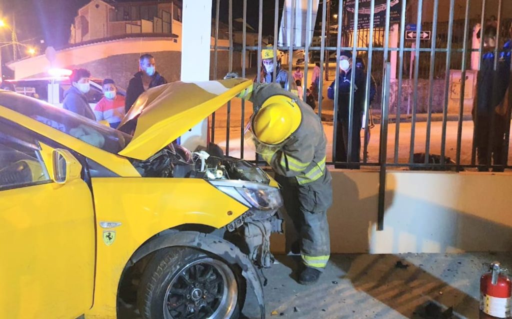 El accidente ocurrió la madruga de ayer.