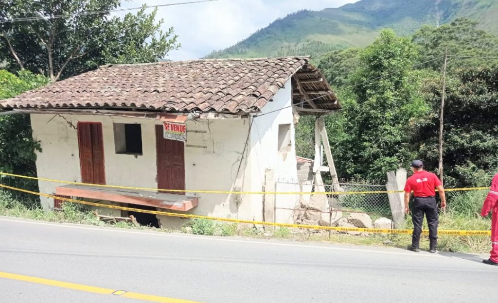 La casa está ubicada en el barrio Chorrillos.