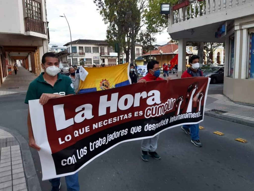 Los extrabajadores, por reiteradas ocasiones, realizaron marchas, plantones e intervenciones en medios de comunicación para mostrar la situación que les ha tocado vivir.