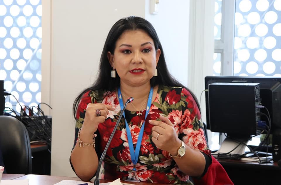 Isabel Enrríquez ve con preocupación las declaraciones emitidas por la fiscal general, Diana Salazar.