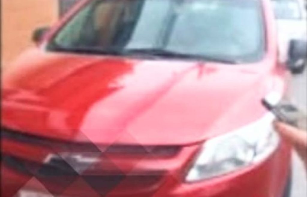 El carro fue robado hace dos meses en la ciudad de Riobamba.