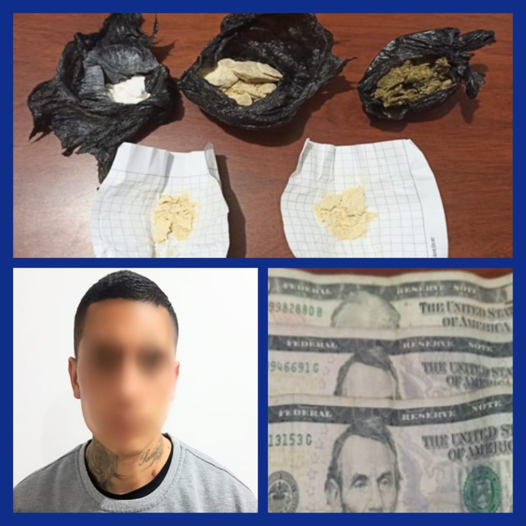 El ciudadano tiene antecedentes penales por existencia del delito en 2018 y por tráfico ilícito de drogas en 2019.