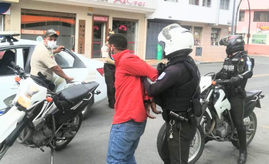 José L. C. fue detenido la tarde del lunes 17 de enero de 2022 en las calles Juan de Salinas y Sucre.