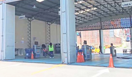 Las otras dos líneas de revisión recibieron el mantenimiento respectivo.