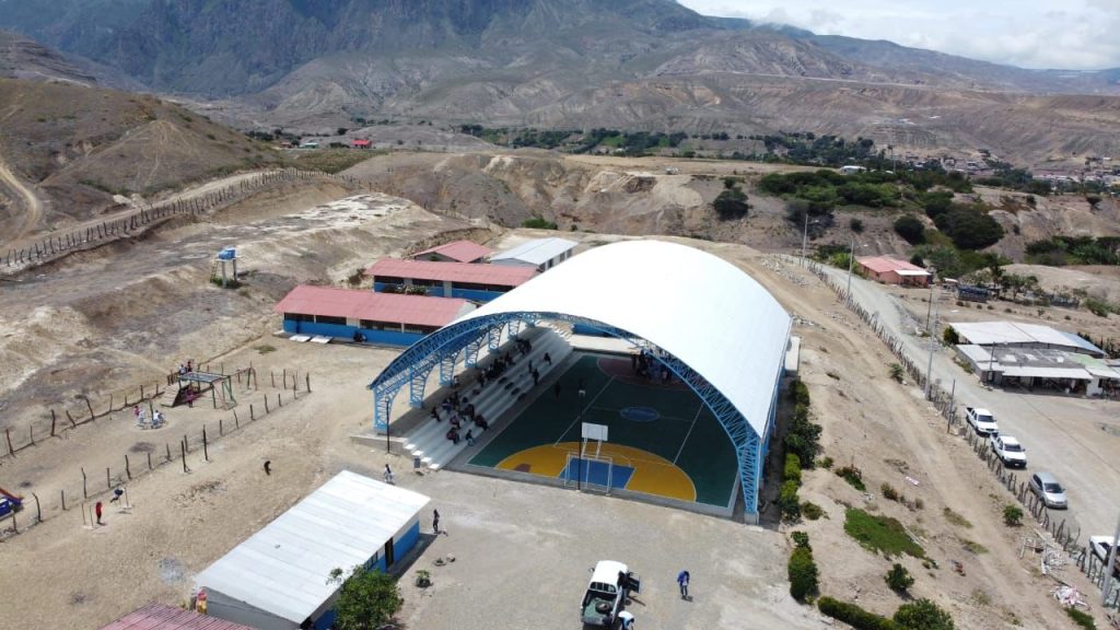 La cubierta fue inaugurada hace pocos días.