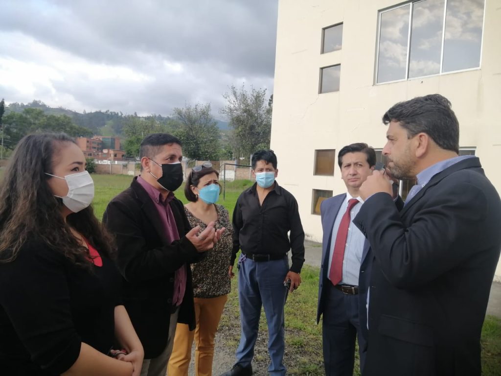 La visita del gobernador fue la tarde del lunes 21 de febrero de 2022.