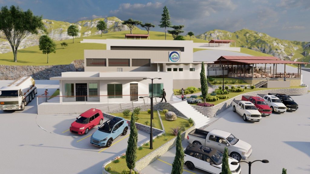 Es el diseño de cómo quedará el camal Ahuaca San Antonio.