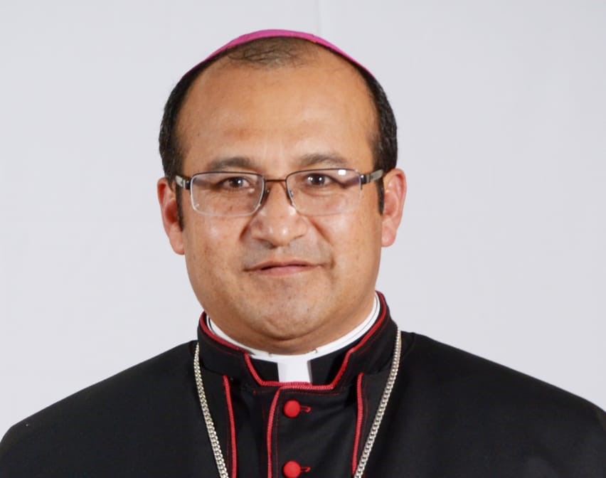 Jaime Oswaldo Castillo Villacrés, obispo del Vicariato Apostólico de Zamora Chinchipe.