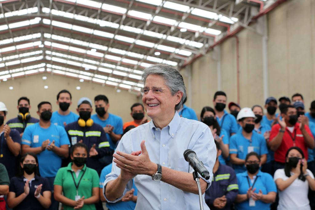 Esta es la primera vez que Guillermo Lasso visita Loja en calidad de presidente de Ecuador.