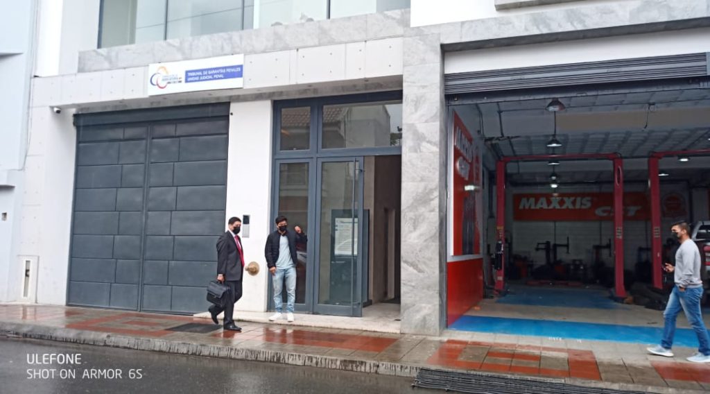 Durante la diligencia Luis Silva Aguilar exhibió los indicios del presunto asesinato.