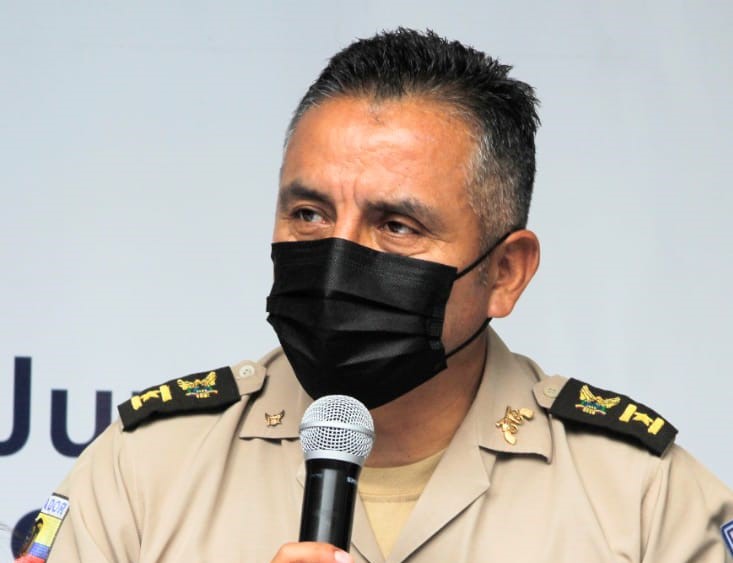 Fernando Vaca Moncayo es el comandante de la Policía de Loja.