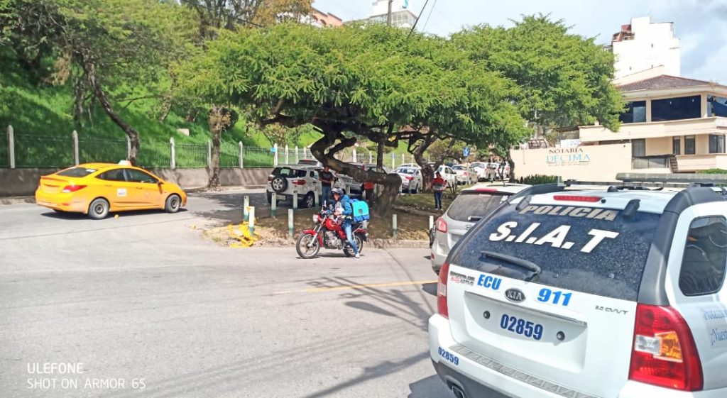 Al lugar acudieron los policías de la Javial y los agentes civiles de la UCOT.