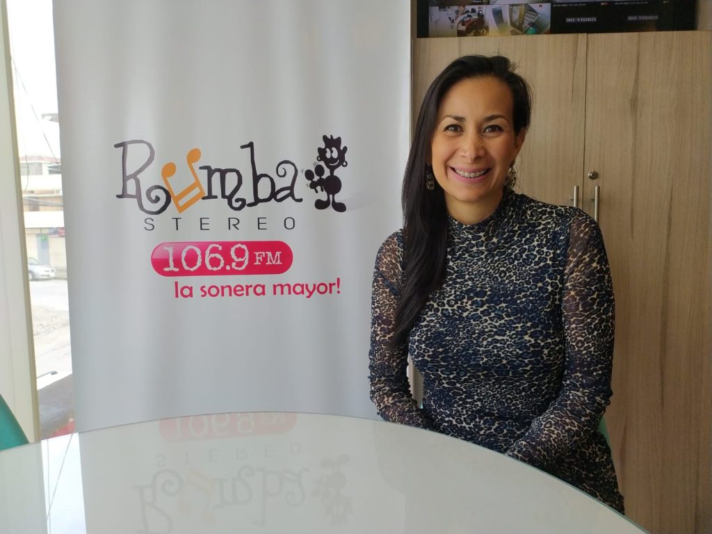 Lizbeth Mejía, directora de Radio Rumba.