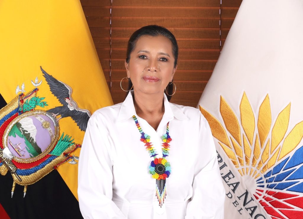 Guadalupe Llori estuvo poco más de un año como presidenta de la Asamblea.