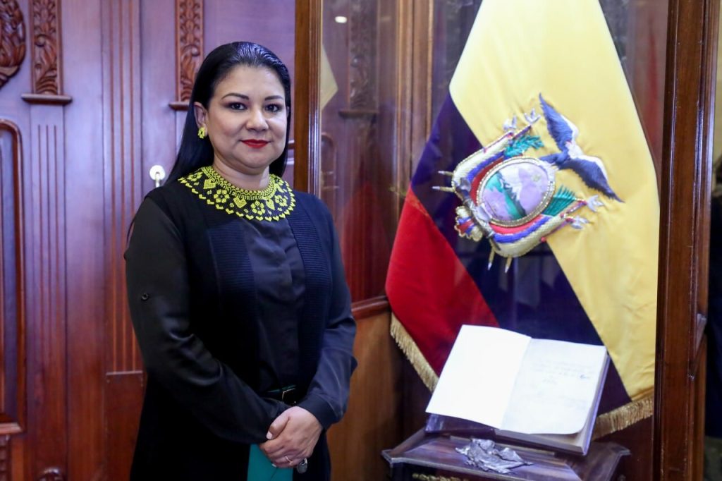 Isabel Enrríquez Jaya también es vicepresidenta del Parlamaz.