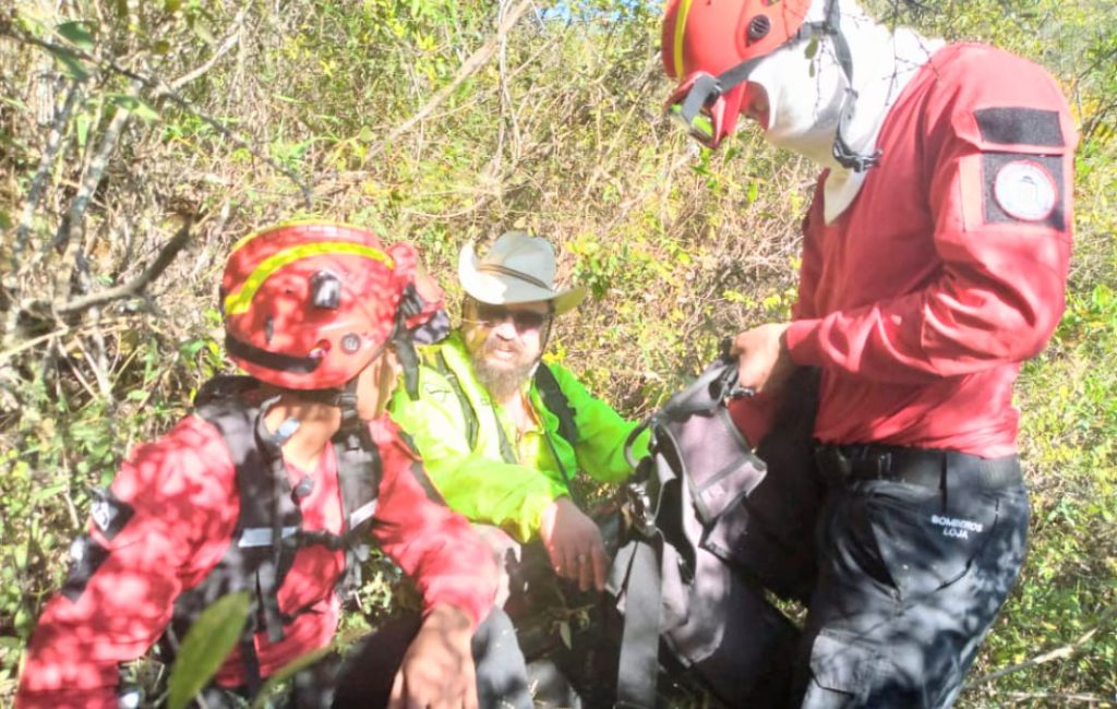 Tras tres horas de búsqueda el extranjero fue localizado.