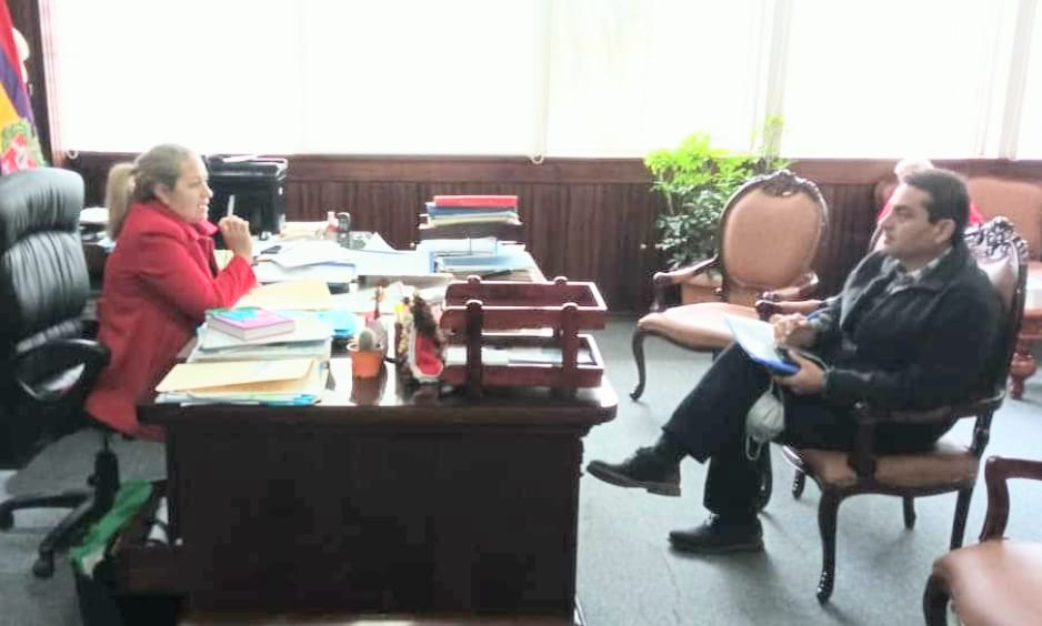 La reunión de las dos autoridades fue el último jueves.