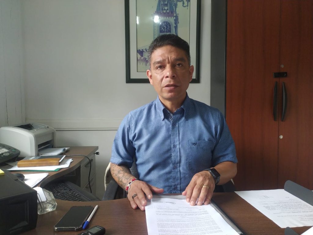 Víctor Japón Orellana, intendente general de Policía de Loja.