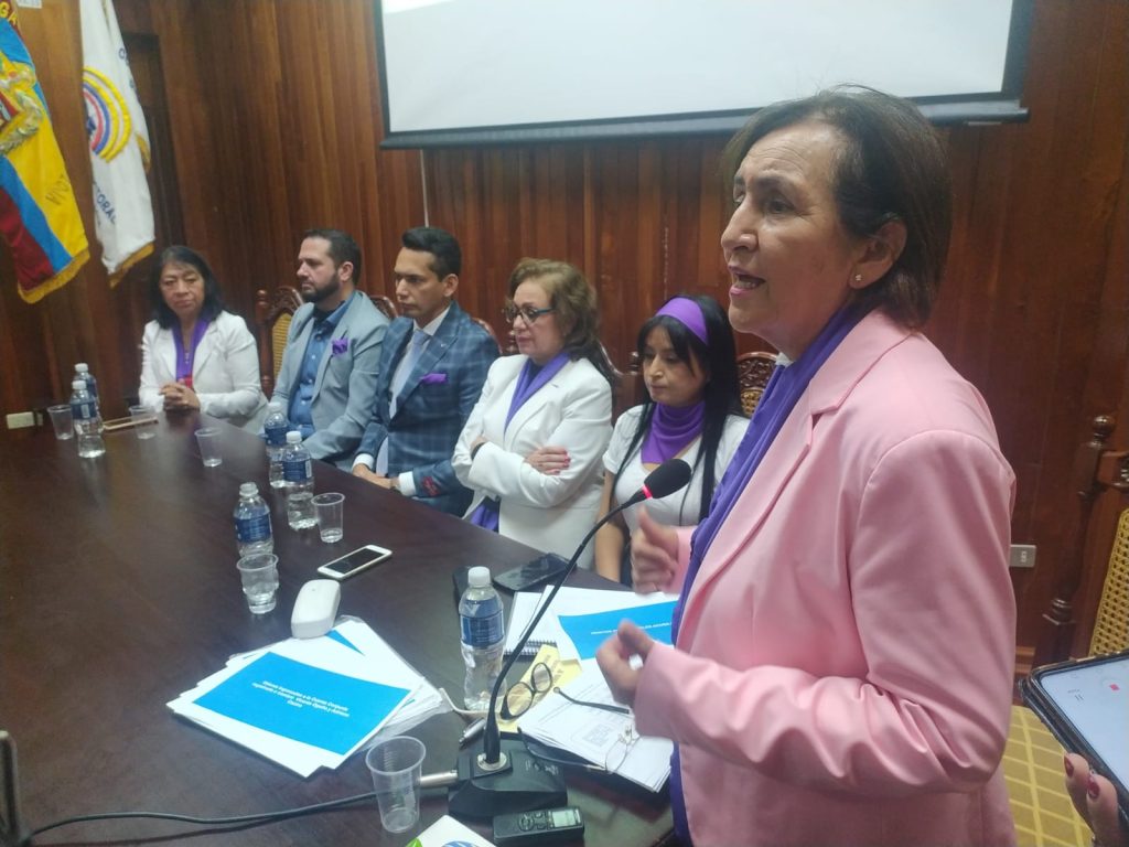 La exlegisladora señala que se cometió violencia política en su contra.