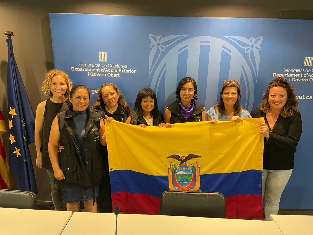 Ellas son las representantes de las mujeres de Loja.