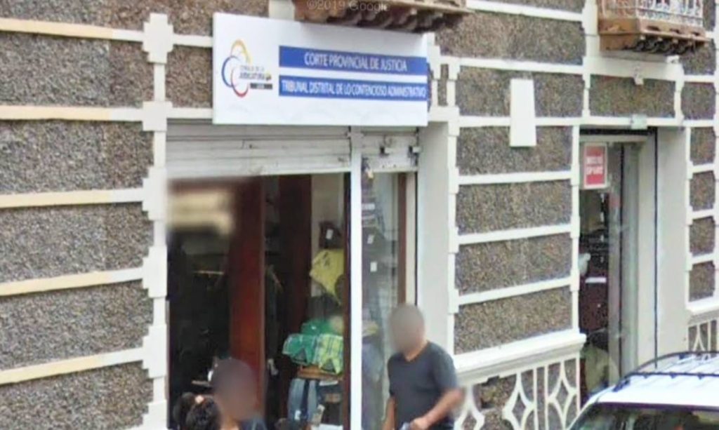 La diligencia judicial se realizó ayer, a las 09:00.