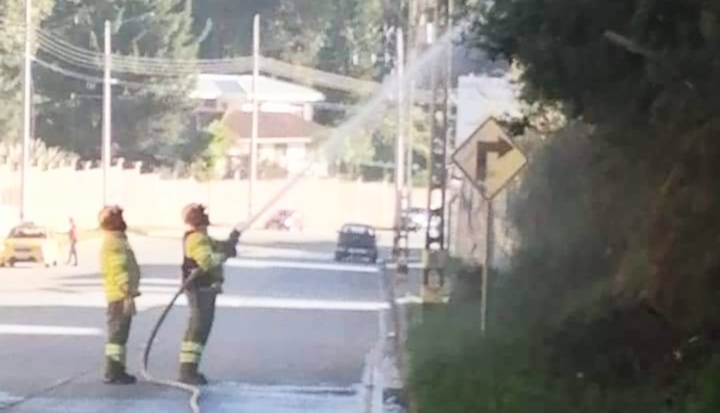 La emergencia fue la tarde de ayer, a eso de las 17:30.