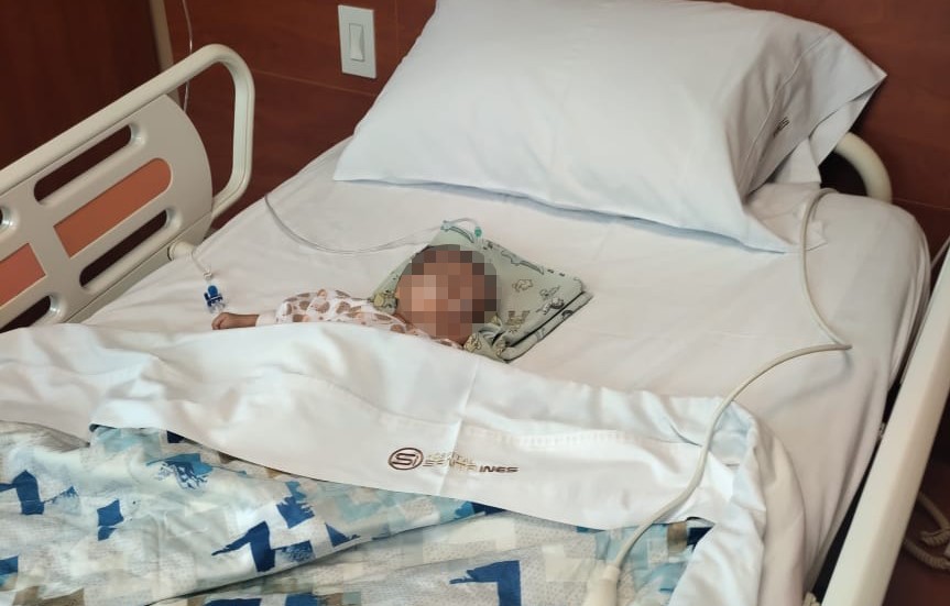 Martina tiene dos meses y medio de edad.