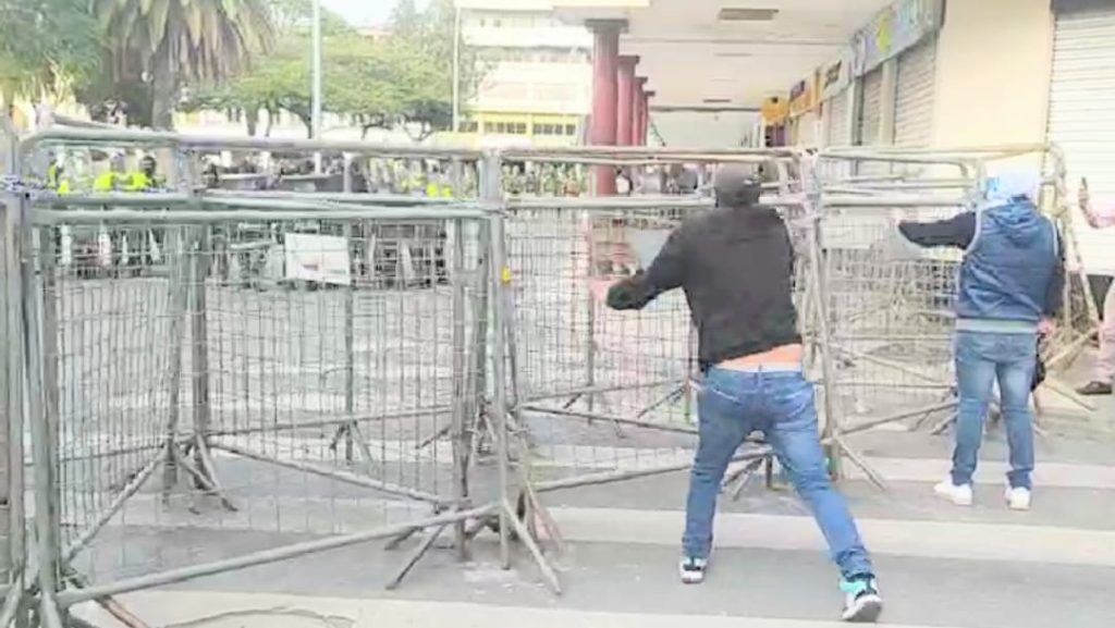 El ciudadano fue detenido durante las manifestaciones del último martes.