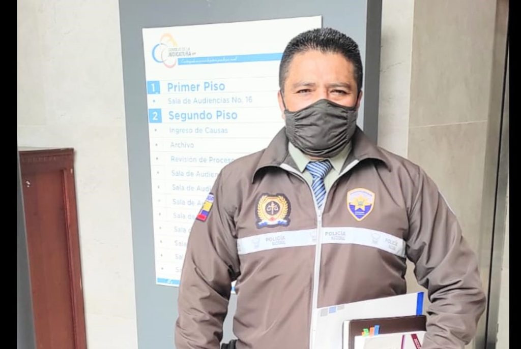 Luis Morocho Romero, asesor jurídico de la Policía de Loja, probó que el procesado cometió ese delito.