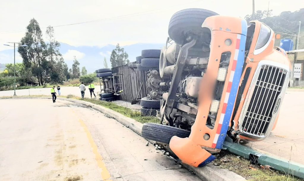 No hubo lesionados en ese percance.