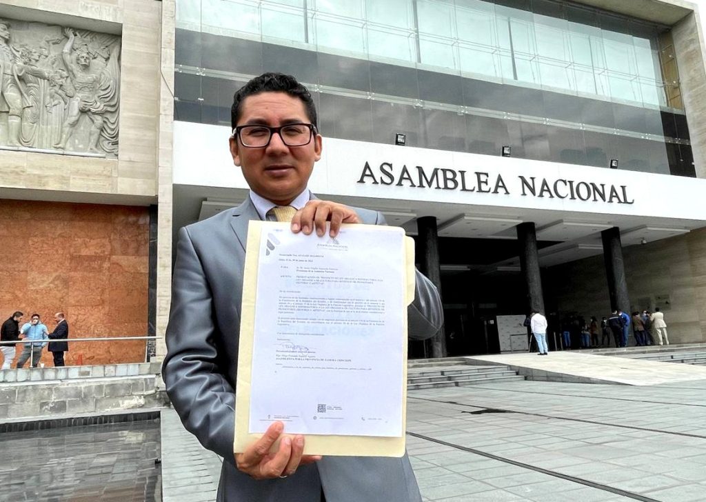 Diego Esparza Aguirre, asambleísta por Zamora Chinchipe.