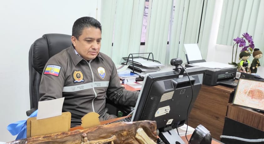 Luis Morocho Romero, asesor jurídico de la Policía de Loja, patrocinó al agraviado uniformado.