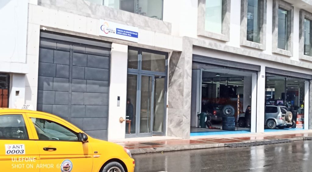 La diligencia se realizó, ayer, a las 08:30.