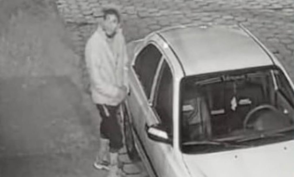 Una cámara de vídeovigilancia detectó al ciudadano cuando cometía el delito.