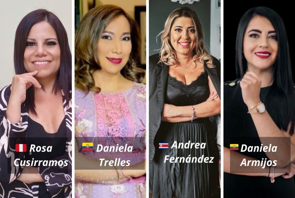 Cuatro profesionales en el área de los eventos sociales son quienes organizan el evento en Ecuador.