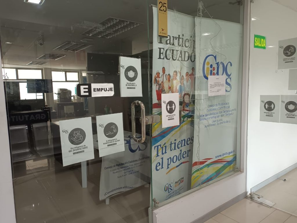 El Cpccs en Loja, por estos días, brinda atención vía telemática.