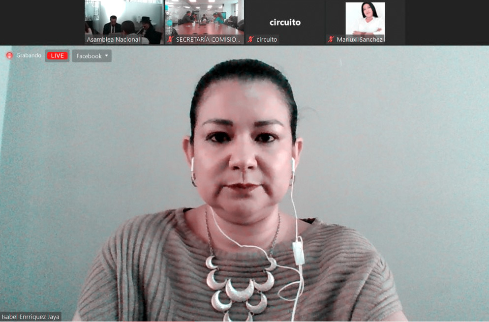 Isabel Enrríquez, asambleísta de Zamora Chinchipe.