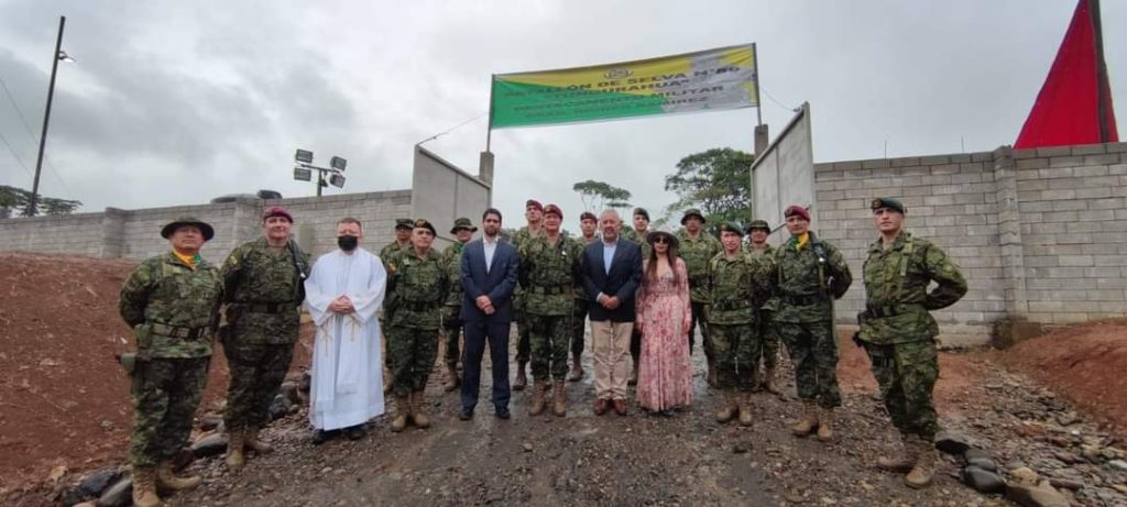El destacamento está ubicado cerca de la frontera con Colombia.