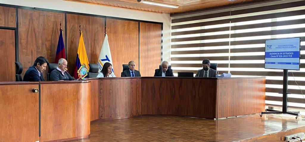 La audiencia de estrados se cumplió el martes 16 de agosto de 2022.