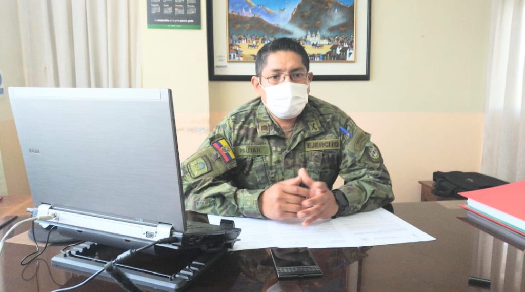 Roberto Pauta Moreno, jefe del Centro de Matriculación de Loja.