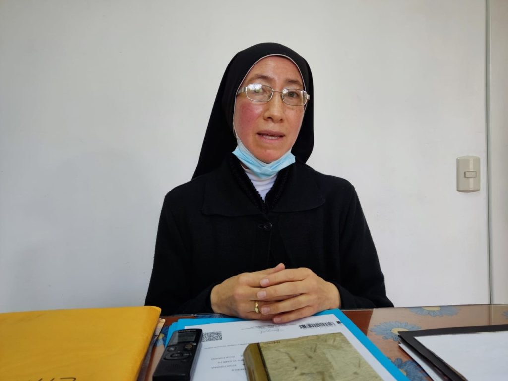 Sor Inmaculada Zaquinaula Camacho, directora del Centro de Educación Inicial Particular de la Pasión de Nuestro Señor Jesucristo.