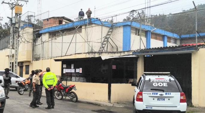 El operativo inició a eso de las 17:30.