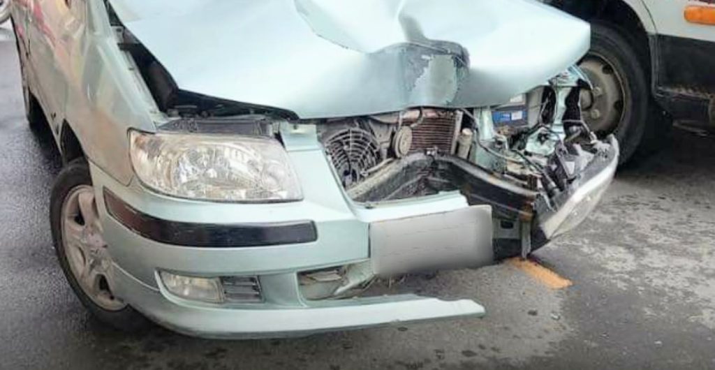 El accidente ocurrió a eso de las 08:30.