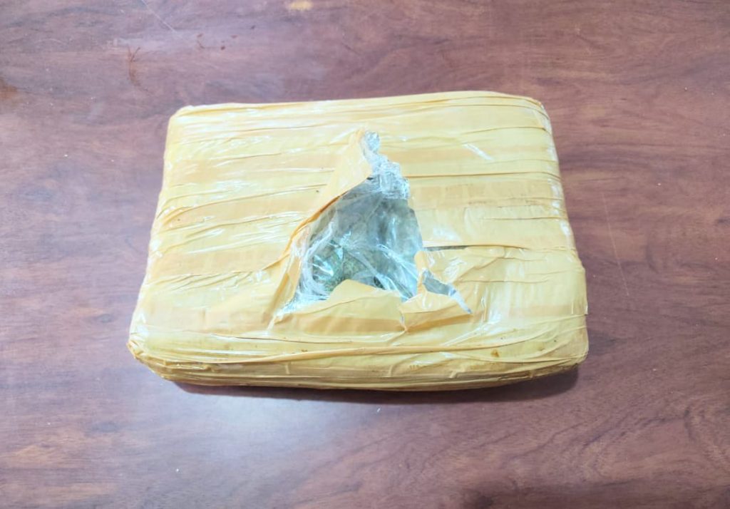 La droga fue analizada químicamente y el resultado es positivo.