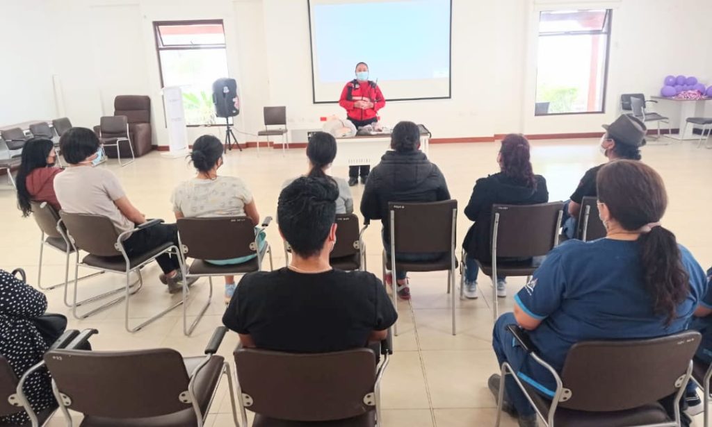 La capacitación fue el último martes.