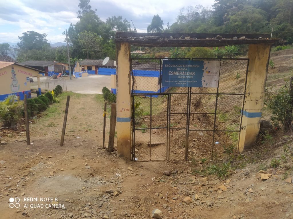 Así lució ayer el establecimiento de Nueva Fátima.