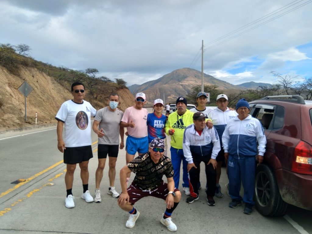 La marcha tiene previsto llegar a El Cisne a eso de las 09:30. (Fotografía archivo)