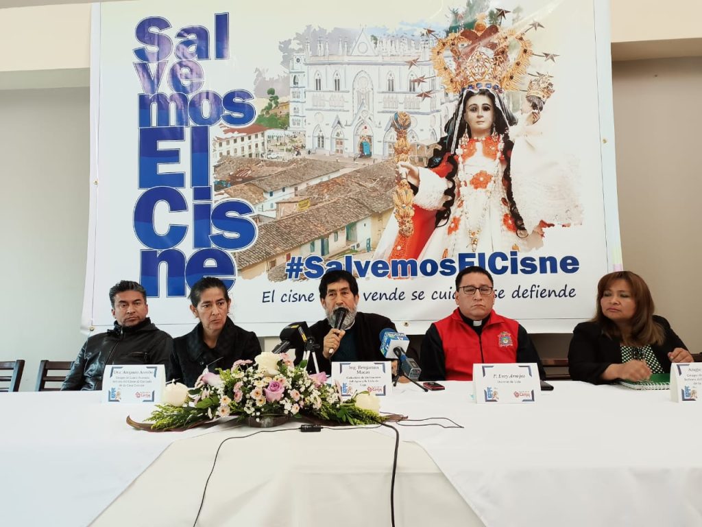 En la Pastoral Social Cáritas se brindó una rueda de prensa para hablar del tema.