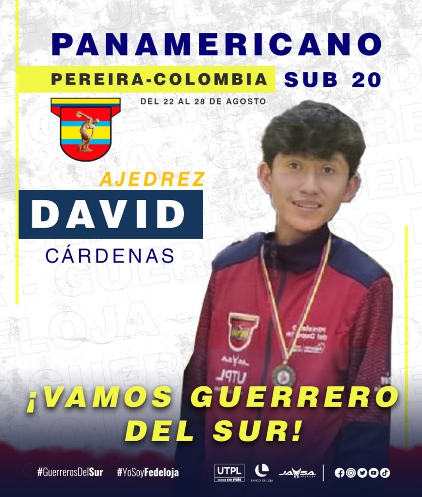 David Cárdenas, ajedrecista lojano.